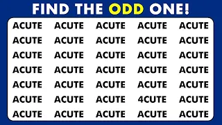 HOW GOOD ARE YOUR EYES? | CAN YOU FIND THE ODD WORDS? l Puzzle Quiz - #110