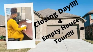 Closing Day | Empty House Tour | Dallas TX