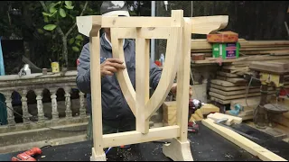 Amazing Woodworking Skills Ingenious Easy // Build A Modern Intelligent Table Extremely Convenient