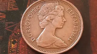 👉 $ 65,000,00 👈 Do You Have it!! Very Rare Error Coin U.K Queen Elizabeth II One New Penny