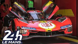 24 Hours of Le Mans 2023 - Pitlane / Paddock Action !  Nascar, Ferrari 499, Peugeot 9X8 ....