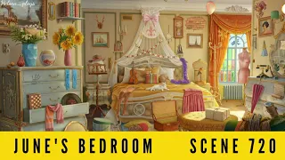 June's journey scene #720 June's bedroom (full gameplay)