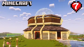 Building A Storage Hall Without a Plan In Minecraft Retro Survival