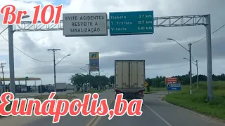 br 101 passando por eunápolis,bahia.