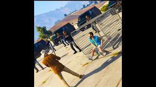 GTA V🔥 FRANKLIN AND 😱 TREVOR SAVING MICHAEL 2 #shorts #Ytshorts #Trending #gtav #gta