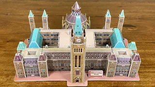 DIY Craft Instruction 3D Puzzle Parliament Building @Diycraftinstruction