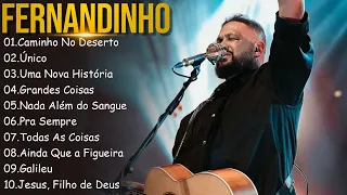 FERNANDINHO ||  Caminho No Deerto , Único,.. Top 10 Hinos Gospel Mais Ouvidos de 2024