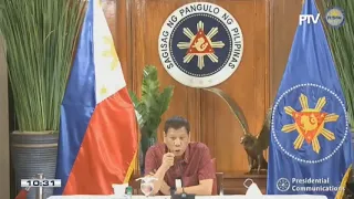 President Rodrigo Duterte addresses the Philippine nation |  Thursday, May 28