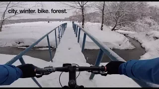 Зимой на велосипеде. Новогиреево - Измайловский парк!
