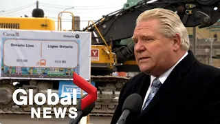 Premier Doug Ford says construction beginning on Ontario Line project | FULL