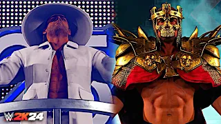 WWE 2K24: ALL SPECIAL WRESTLEMANIA ENTRANCES!