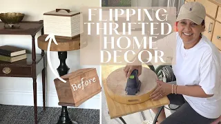 Upcycling My THRIFT Store Finds | FLIPPING Home Decor