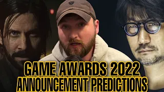 Predicting What Games Will Be Revealed At The 2022 Game Awards | TGA 2022 Announcement Predictions