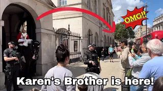 Karen’s Brother "KEV” Tries To Mess With This Horse Guard…Police Get Involved! Part1
