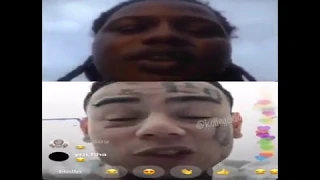 Tekashi69 Joins FBG Duck's IG Live And Disrespects Tooka