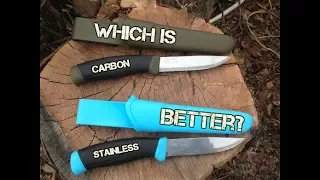 Mora Companion: Carbon VS. Stainless - THE ULTIMATE TEST