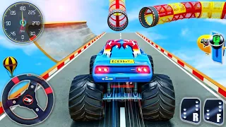 Mega Ramp Car Stunt Drive - Crazy US Monster Truck Impossible Races - Android GamePlay