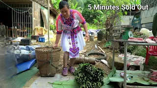 Harvesting Bamboo Shoots Goes to the market sell | Lý Thị Ca