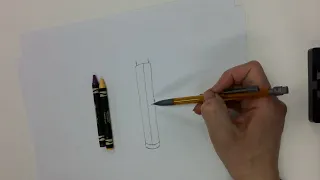How to draw a crayon :Art Education