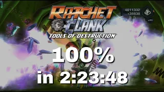 [WR] Ratchet and Clank: Tools of Destruction 100% in 2:23:48