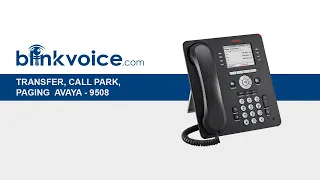 Avaya 9508 - Transfer, Call Park, and Paging