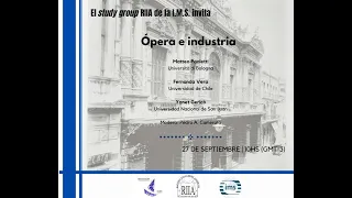 Ópera e industria - Tercer encuentro IMLA/RIIA 2022 - 27/09