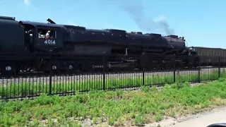 Big Boy East bound in Grand Island NE #4014 7-15-2019