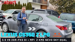 Podwójny wtrysk benzyny nie wadzi oszczędzać Lexusowi GS 350 po montażu LPG w@AbartAutoGazSerwis