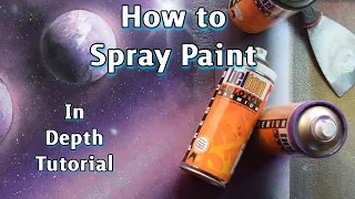 How to Spray Paint Art Tutorial using Belton Molotow Premium Spray Paint