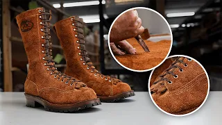 Building MASSIVE Custom Bison Boots - How Its Made