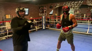 1,2,3 PUNCH LIGHT CONTACT SPARRING-STEELEBOXER ONLINE BOXING TRAINING PROGRAM www.steeleboxer.com