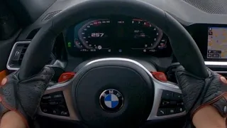 BMW M3 G80 Manual Transmission -  Fuel Consumption at 255 kmh ( 158 mph )