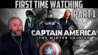DC fans  First Time Watching Marvel- Captain America - The Winter Soldier - Movie Reaction -Part 1/2