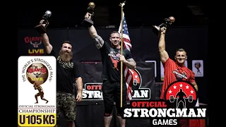 World's Strongest Man Under 105kg 2019 | Official Strongman Games