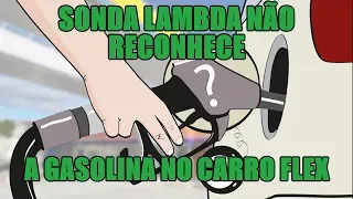 Sonda lambda não reconhece a gasolina no carro flex