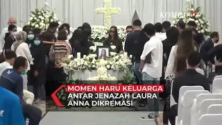 Momen Keluarga Antar Jenazah Laura Anna Dikremasi