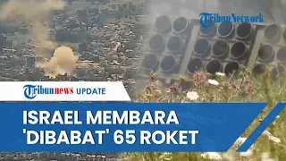 VIDEO Detik-detik 65 Roket Katyusha dan Falaq Hantam Kiryat Shmona, Kebakaran di Mana-mana