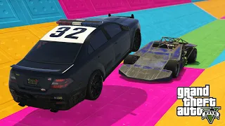 KOLOROWY FACE TO FACE w GTA 5 Online Hogaty i EKIPA "BUGGY RAMP ZAWSZE KOX" #658