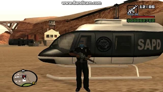 GTA SA: Police Helicopter (No Cheats)