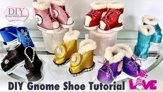 How to make darling DIY craft gnome shoes 2022 ❤️  👞 👟 🥾