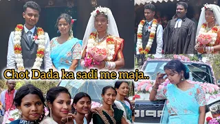 Dada ka sadi me bohut maja kiye ☺️ #vlog #marriage #villagelifestyle #viralvlog #viralvideo #viral