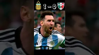 Argentina 🇦🇷 vs Mexico 🇲🇽 😱🤯 | Fifa World Cup 2022 | Highlights #shorts #football #youtube