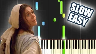 Mary Did You Know - Pentatonix | SLOW EASY PIANO TUTORIAL + SHEET MUSIC by Betacustic