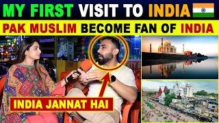 MY FIRST VISIT TO INDIA🇮🇳 PAKISTAN MUSLIM BECOME FAN OF INDIA | SANA AMJAD