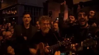 Christmas Busk 2015 • Glen Hansard, Bono, Hozier, Imelda May