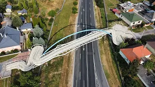 Belóg a győri kertekbe Borkai 300 milliós gyalogos hídja