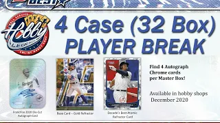 CASE #4 of 4   -   2020 Bowman's Best 4 Case (32 Box) PLAYER BREAK eBay 02/08/21