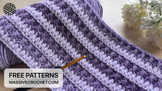 This EASY Crochet Pattern for Beginners is ABSOLUTELY GORGEOUS! 😍 UNIQUE Crochet Stitch for Blanket