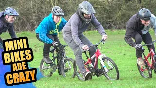 MINI MOUNTAIN BIKES ARE CRAZY - TINY MTB FREERIDE SHREDDING!