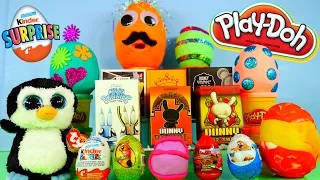 Play Doh Eggs Kidrobot Chaos Bunnies MLP Disney Vinylmation Cars Planes Toys Kinder Surprise Egg